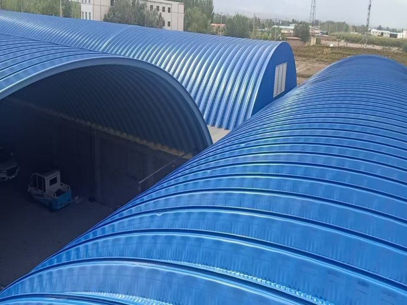 Industrial modularized arched steel buildings